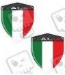 Alfa Romeo gel wing Badges 60mm Autocollant