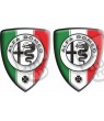 Alfa Romeo gel wing Badges 80mm decals