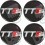 AUDI TTS Wheel centre Gel Badges Aufkleber x4 (Kompatibles Produkt)
