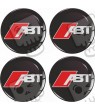 AUDI ABT Wheel centre Gel Badges Adhesivos x4