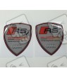 Audi Quattro Wing Panel Badges 80mm adhesivos