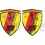 Audi S-LINE Wing Panel Badges 80mm decals (Compatible Product)