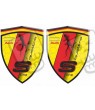 Audi S-LINE Wing Panel Badges 80mm Autocollant