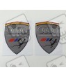 Audi Quattro Wing Panel Badges 80mm decals