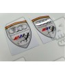 Audi Quattro Wing Panel Badges 80mm Autocollant
