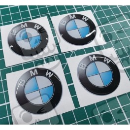 BMW Wheel centre Gel Badges Adhesivos x4