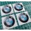 BMW Wheel centre Gel Badges adesivos x4 (Produto compatível)