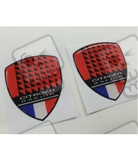 Citroen Wing Panel Badges 70mm Adesivi (Prodotto compatibile)