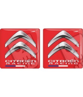 Citroen Wing Panel Badges 50mm adesivos (Produto compatível)