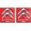 Citroen Wing Panel Badges 50mm decals (Compatible Product)