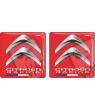 Citroen Wing Panel Badges 50mm adesivos