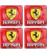 Ferrari gel Badges adhesivos