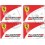Ferrari gel Badges Adesivi (Prodotto compatibile)