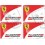 Ferrari gel Badges decals (Compatible Product)