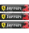 Ferrari gel Badges adesivos 55mm x3