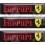 Ferrari gel Badges adhesivos 55mm x3 (Producto compatible)