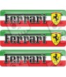 Ferrari gel Badges Autocollant 55mm x3
