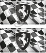Ferrari gel Badges adesivos 55mm x2