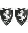 Ferrari gel Badges Aufkleber 80mm