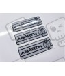 Abarth gel Badges Autocollant 55mm x3