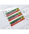Abarth gel Badges adhesivos 55mm x3