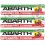 Abarth gel Badges Aufkleber 55mm x3 (Kompatibles Produkt)