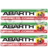 Abarth gel Badges adesivos 55mm x3