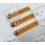 Abarth gel Badges adhesivos 55mm x3 (Producto compatible)