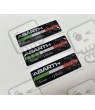 Abarth gel Badges Adesivi 55mm x3