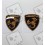 Abarth gel Badges decals 60mm x2 (Compatible Product)