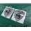 Abarth gel Badges decals 60mm x2 (Compatible Product)