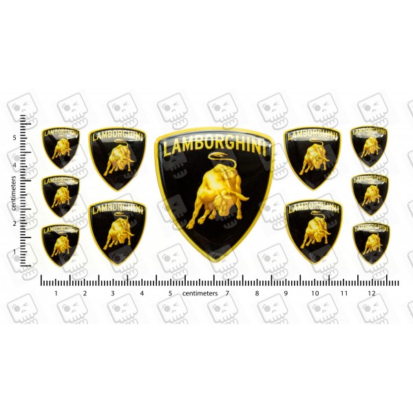 adhesivo Wheel centre Gel Badges Lamborghini