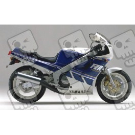 YAMAHA FZR 1000 year 1988 WHITE BLUE ADESIVI