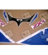 adesivos KAWASAKI ZXR-750 YEAR 1993 GREEN WHITE BLUE