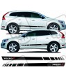 Volvo XC60 R Design side Stripes Adhesivos
