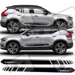 Volvo XC40 R Design side Stripes Stickers decals