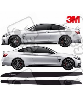 BMW 4 Series F32 / F33 / F36 M Performance side Sill Stripes ADESIVI