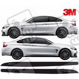 BMW 4 Series F32 / F33 / F36 M Performance side Sill Stripes AUTOCOLLANT