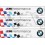 BMW German M Performance gel x3 AUTOCOLLANT (Produit compatible)