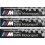 BMW German M Performance gel x3 AUTOCOLLANT (Produit compatible)