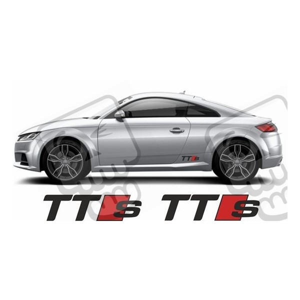 Audi TTS Side Stripes Stickers (Compatible Product)