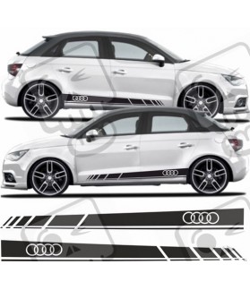 Audi A1 Side Stripes ADESIVI (Prodotto compatibile)