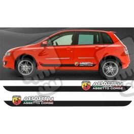 Fiat Stilo Abarth side Stripes AUFKLEBER