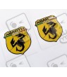 Fiat 500 / 595 Badge Domed Gel 70mm adhesivos