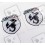 Fiat 500 / 595 Badge Domed Gel 70mm Aufkleber (Kompatibles Produkt)