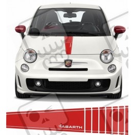 Fiat 500 /595 Abarth Bonnet Stripe ADESIVI