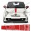 Fiat 500 /595 Abarth Bonnet Stripe ADESIVI (Prodotto compatibile)