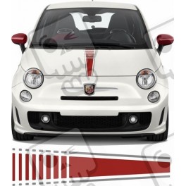 Fiat 500 /595 Abarth Bonnet Stripe AUFKLEBER
