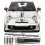 Fiat 595 Competizione Italia Bonnet Stripe ADESIVI (Prodotto compatibile)
