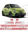 Fiat 595 Abarth side Stripes AUFKLEBER